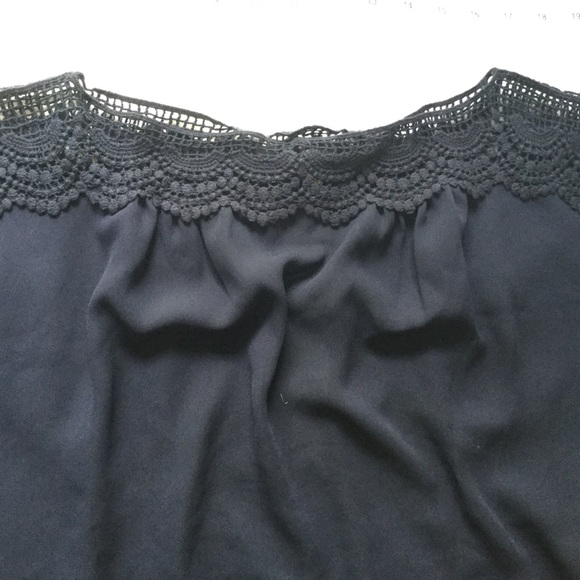 Navy Boatneck Blouse - Picture 6 of 8